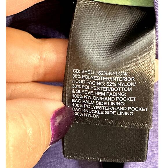 The North Face Hy Vent 2.5L Purple & Teal Weatherproof Ski Jacket Size Medium - Picture 9 of 9